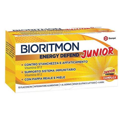 Bioritmon - Energy defend junior 10 flaconcini 10 ml