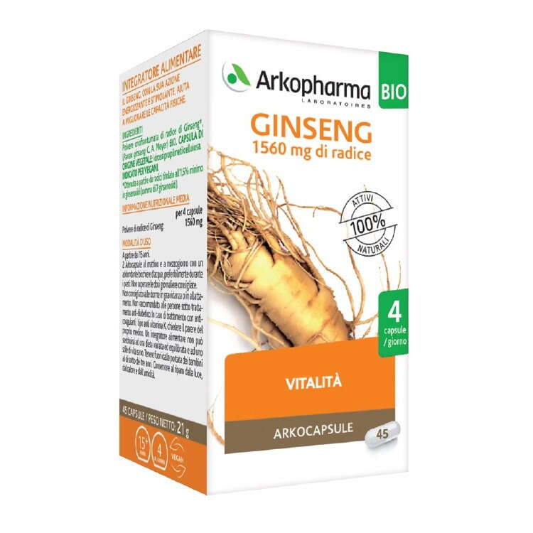 Arkofarm - Arkocps ginseng 45 capsule bio