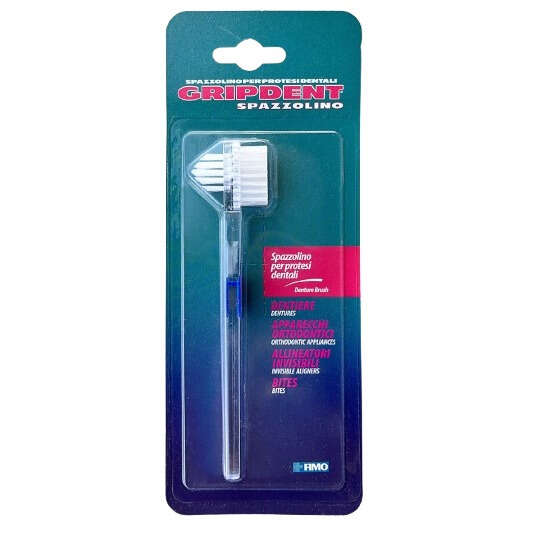 Gripdent - Spazzolino per protesi dentali