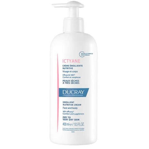 Ducray - Ictyane crema emolliente nutritiva 400 ml