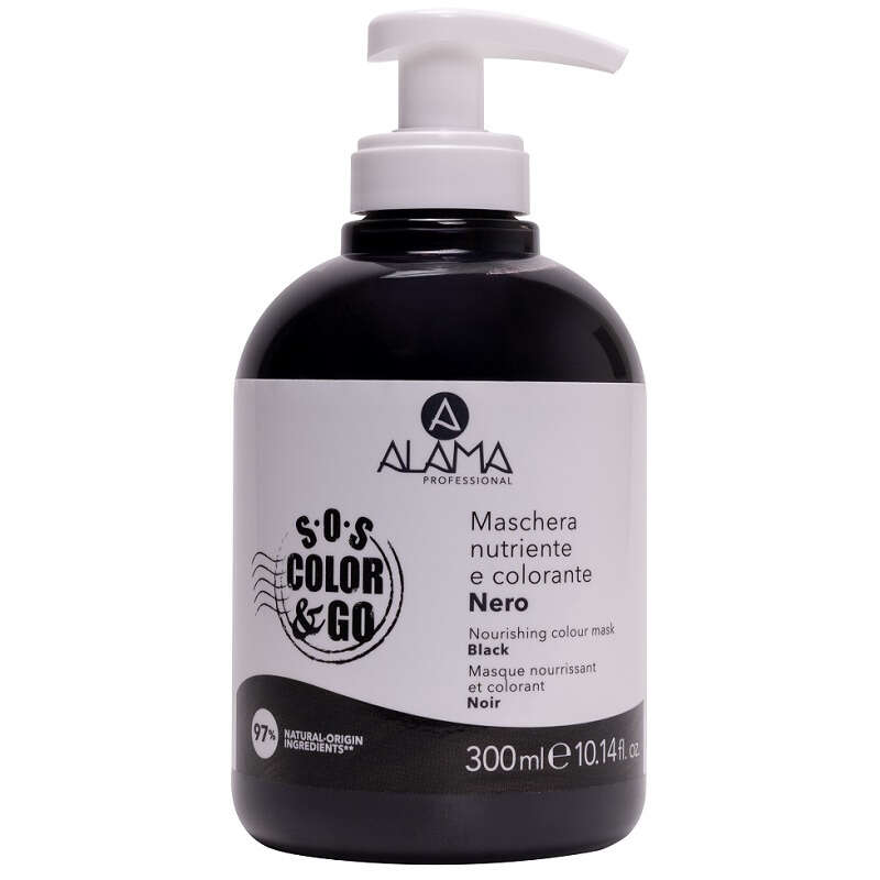 Macheranutrientee colorantenero - Alama maschera colorante nutriente tonalizzante nero 300 ml