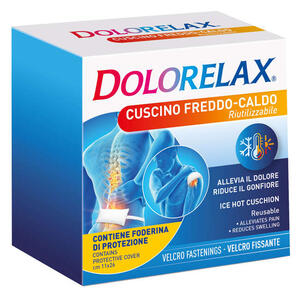 Dolorelax - Ice hot cuscino riutilizzabile con velcro fissante 11x26 cm