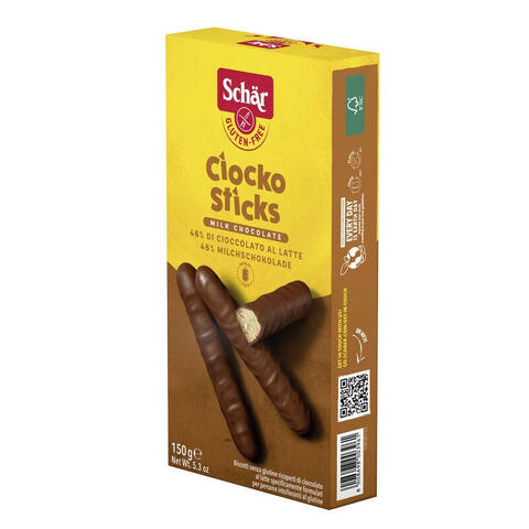 Schar - Ciocko stick ricoperti di cioccolato al latte 150 g
