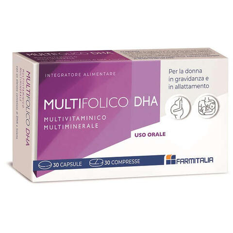 Lj pharma - Multifolico dha 30 capsule + 30 compresse