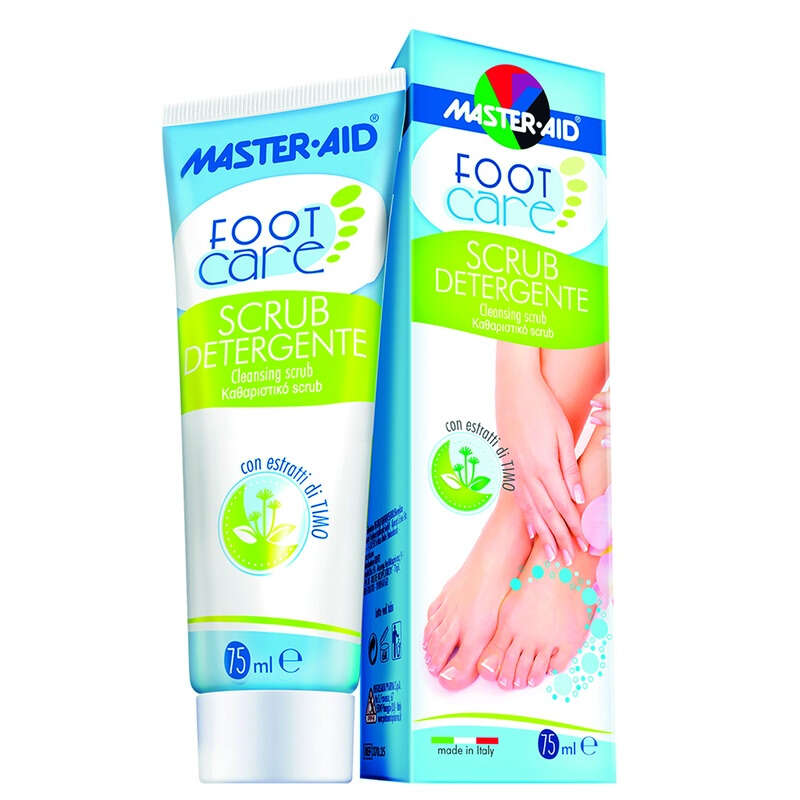 Master aid - Master-aid footcare detergente scrub per piedi 75 ml l4